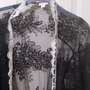 Lacey sheer LuLaRoe kimono plus sizes 1x 2x